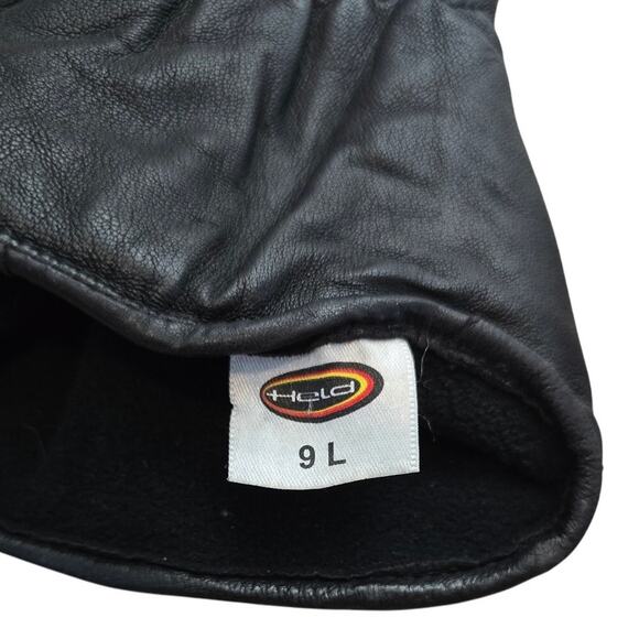 HELD GORTEX Leather Waterproof Black Motorcycle Gloves 9L - Picture 4 of 4